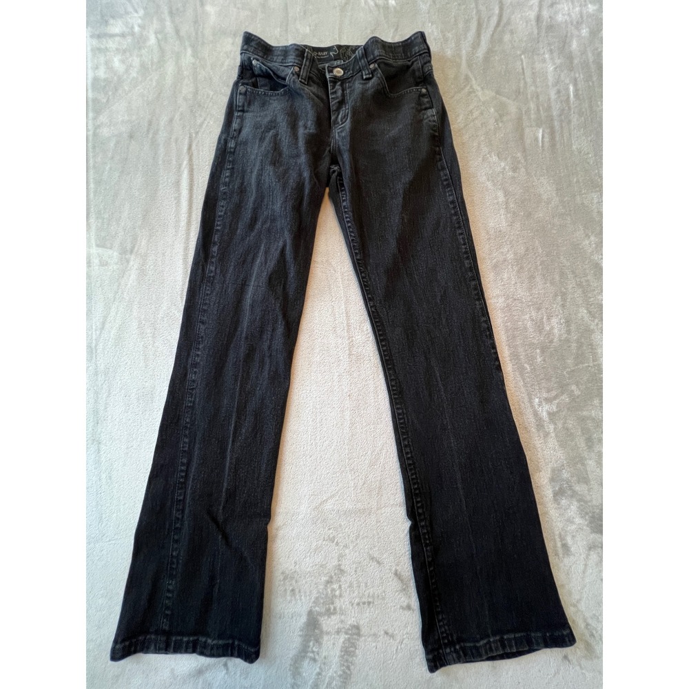 Wrangler Jeans Women 5/6 Black Q-Baby Ultimate Riding No Gap Waistband